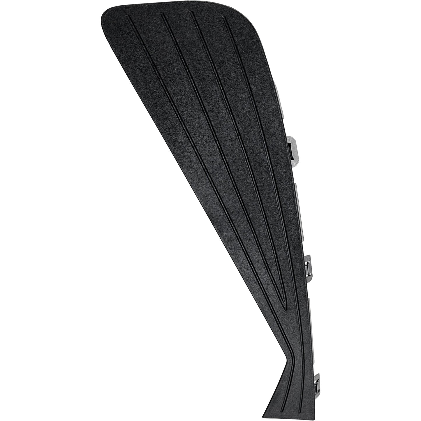 Front, Driver Side Bumper Trim, Textured, Hole Cover