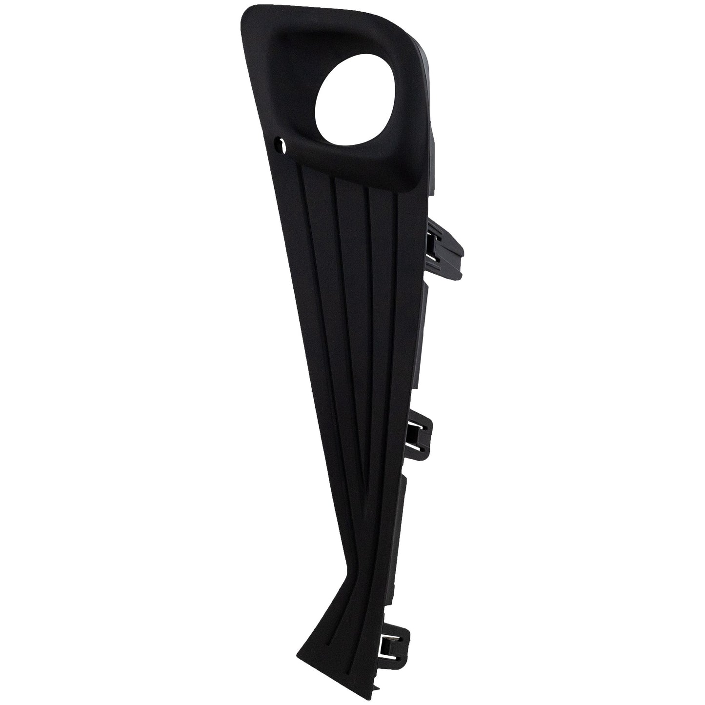 Front, Driver Side Bumper Trim, Textured, Hole Cover, Limited Model