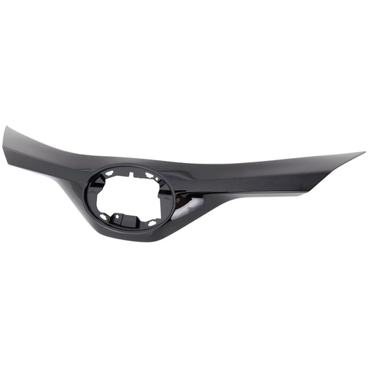 Grille Trim, Center, Painted Black