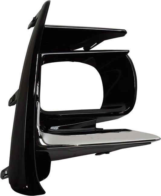 Front, Passenger Side Fog Light Trim, Black