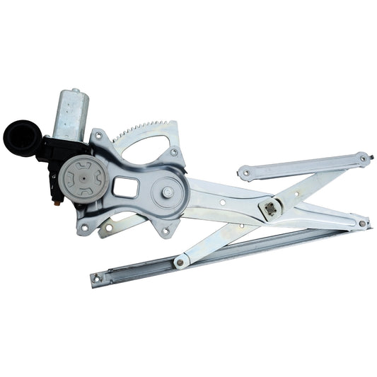 Front, Passenger Side Power Window Regulator, with Motor, Hatchback, with 6 Pins