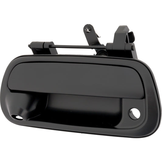 Tailgate Handle, Primed Plastic With Camera Hole With Key Hole