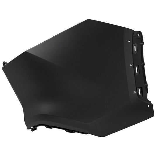 Front, Passenger Side Bumper End, Primed Plastic