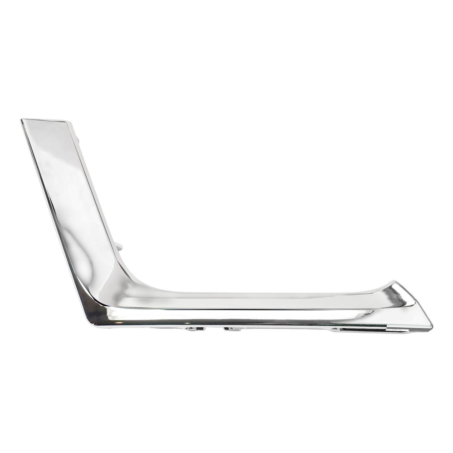 Rear, Passenger Side, Lower Bumper Trim, Chrome, Lower