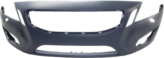 Front Primed Bumper Cover, T6 R-Design Model, With Headlight Washer Holes, With Tow Hook Cover