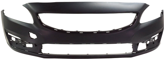Front Primed Bumper Cover, Without Headlight Washer Holes