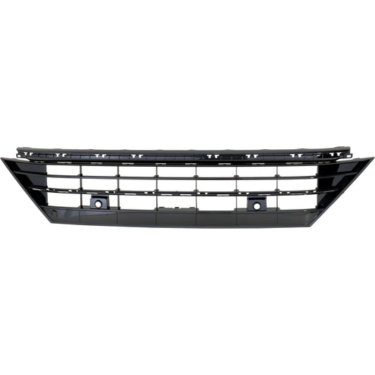Решетка центрального бампера, черная
