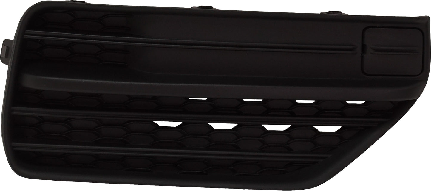 Front, Passenger Side, Outer Bumper Grille, Textured Black