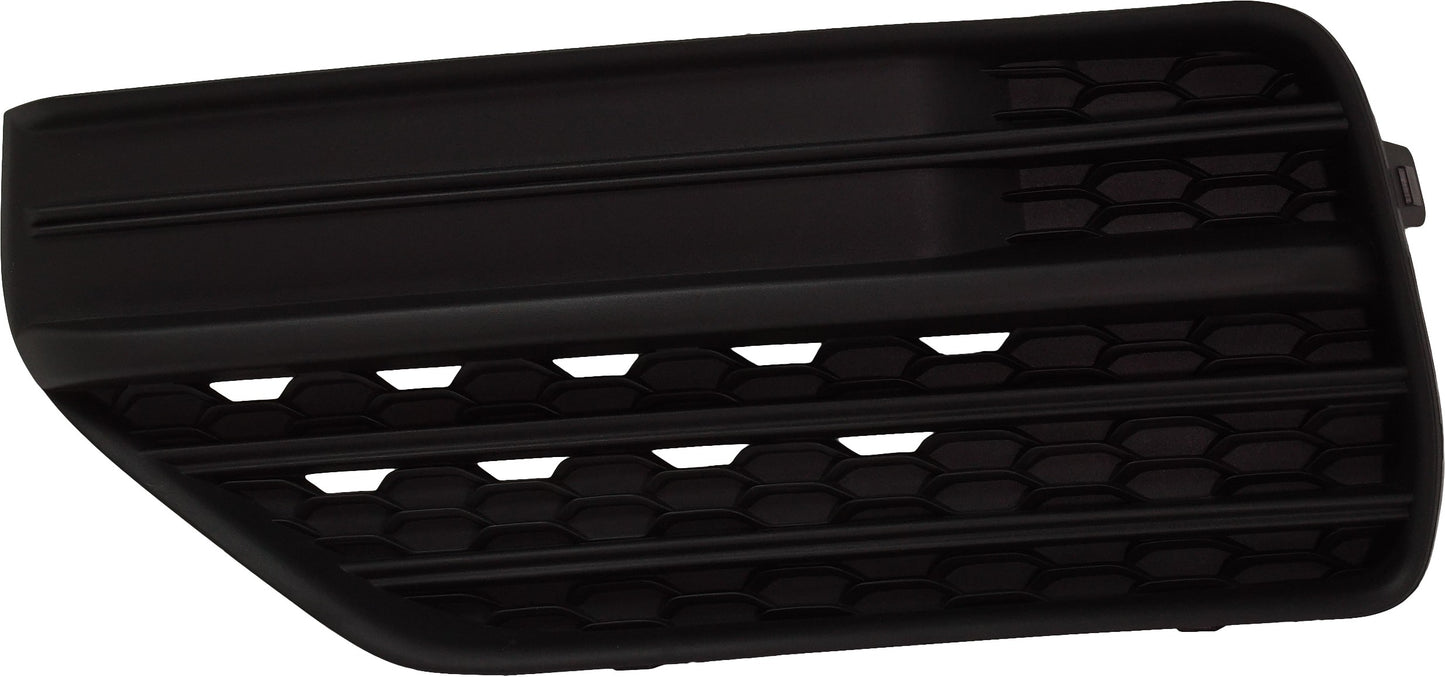 Front, Driver Side, Outer Bumper Grille, Textured Black
