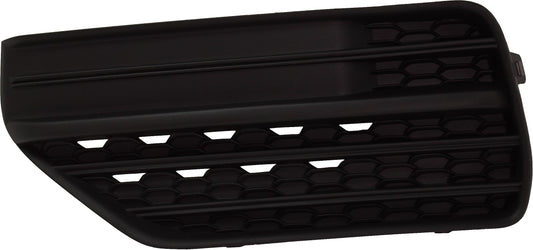 Front, Driver Side, Outer Bumper Grille, Textured Black