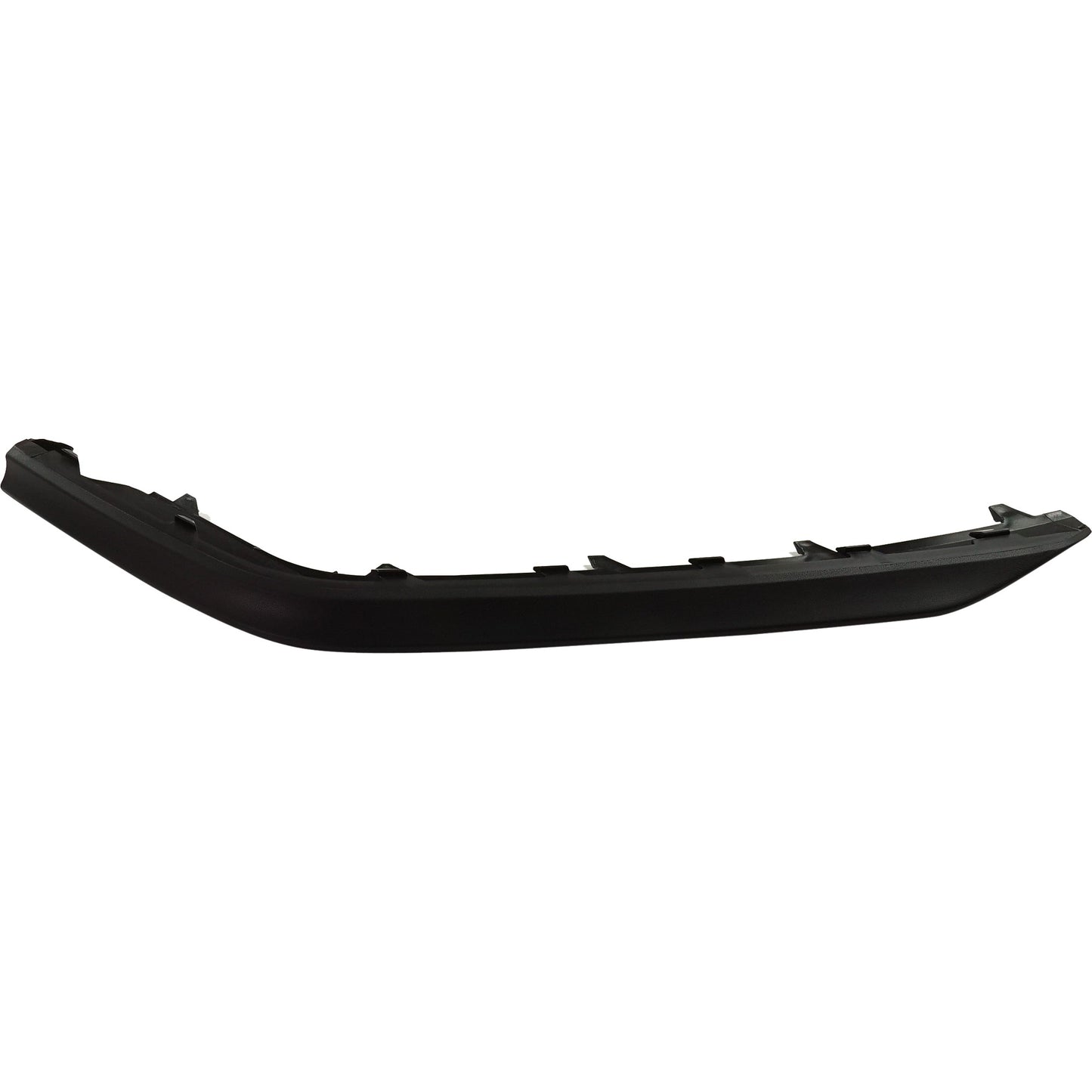 Front, Passenger Side, Outer Bumper Trim, Black, Outer Molding