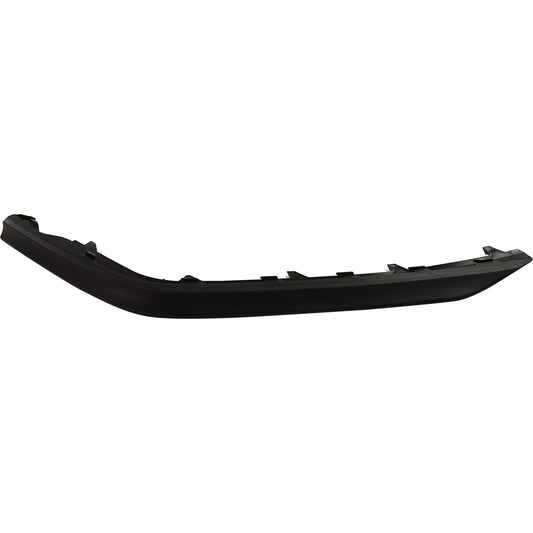 Front, Passenger Side, Outer Bumper Trim, Black, Outer Molding