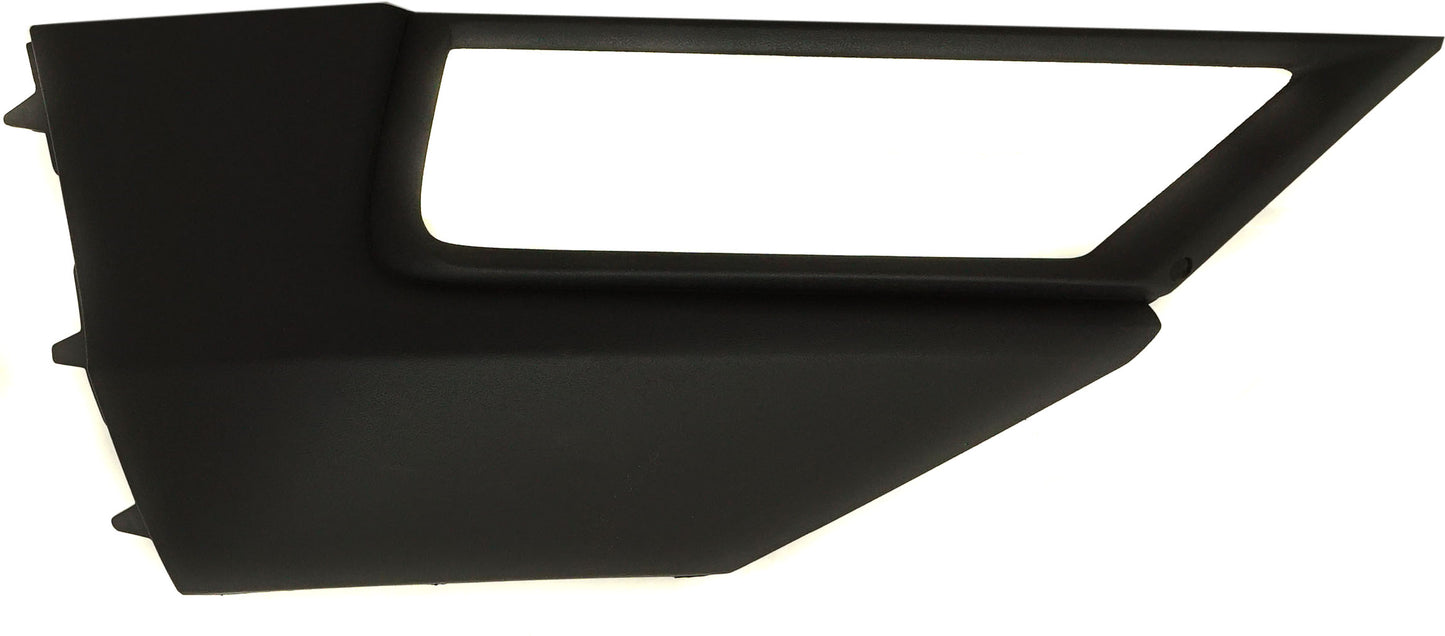 Front, Passenger Side, Outer, Lower Fog Light Trim, Textured Black