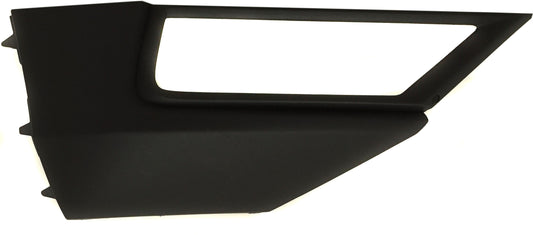 Front, Passenger Side, Outer, Lower Fog Light Trim, Textured Black