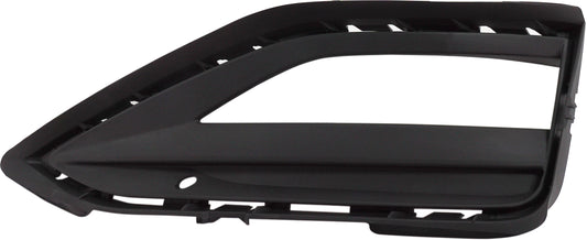 Front, Passenger Side Fog Light Trim, Textured Black