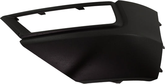 Front, Driver Side, Outer, Lower Fog Light Trim, Black