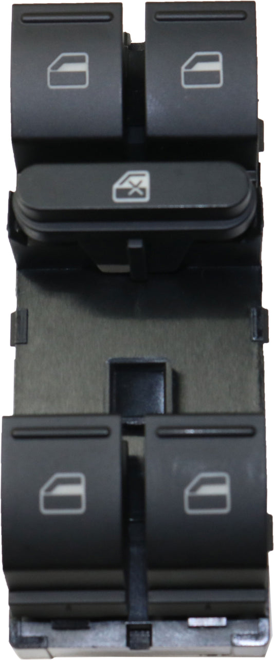 Front, Driver Side Window Switch, Black