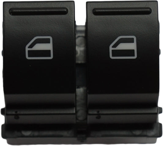 Front, Driver Side Window Switch, Black