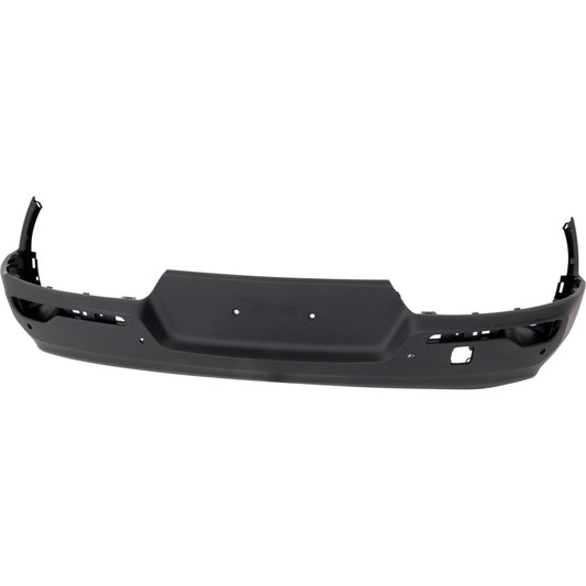 Текстурированная накладка на задний бампер для моделей с отверстием для датчика помощи при парковке и отверстием для датчика помощи при параллельной парковке