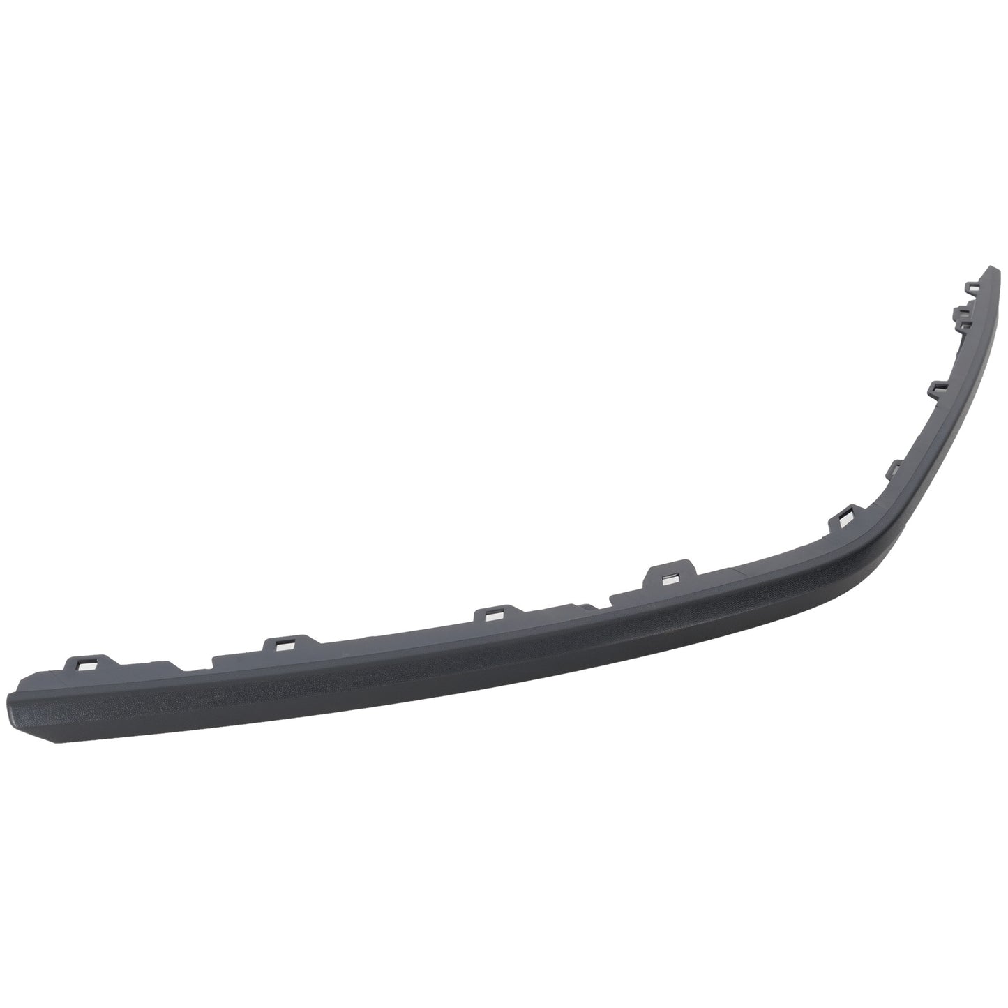 Rear, Passenger Side, Outer Bumper Trim, Black