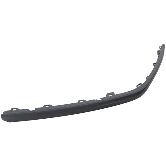 Rear, Passenger Side, Outer Bumper Trim, Black