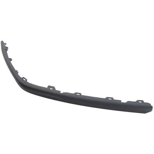 Rear, Driver Side, Outer Bumper Trim, Black