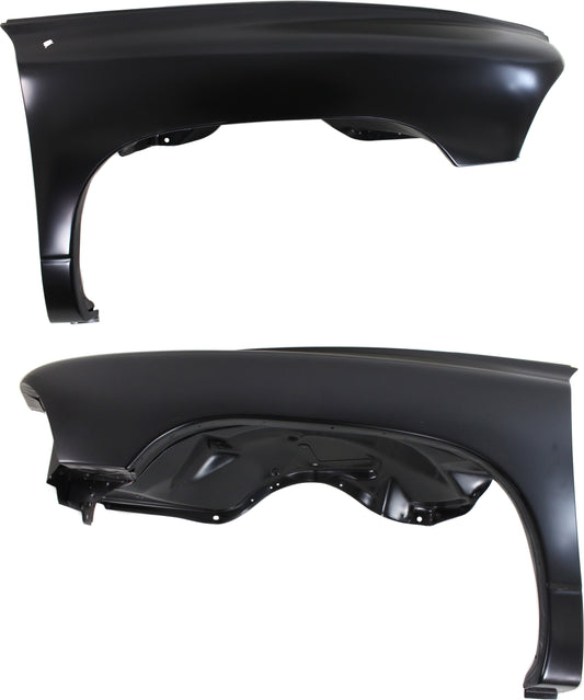 Front, Driver and Passenger Side Fenders, With nameplate holes