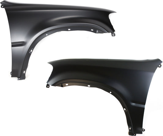 Front, Driver and Passenger Side Fenders