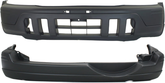 Front and Rear Textured Bumper Cover