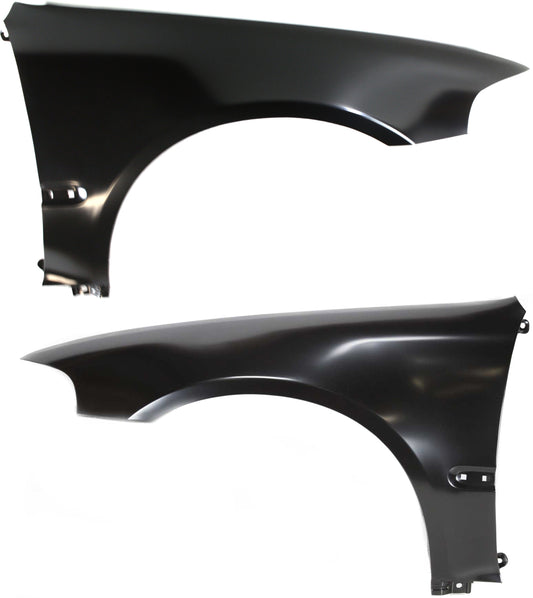 Front, Driver and Passenger Side Fenders, Hatchback/Coupe