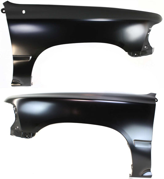 Front, Driver and Passenger Side Fenders, RWD