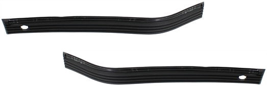 Front, Driver and Passenger Side Bumper Trims, Black