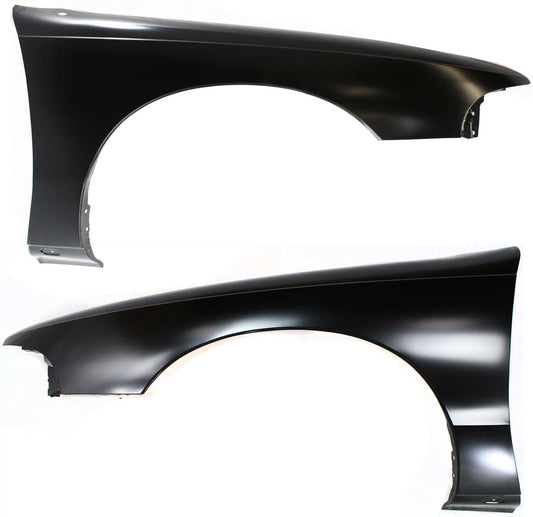 Front, Driver and Passenger Side Fenders, With antenna hole on passenger side