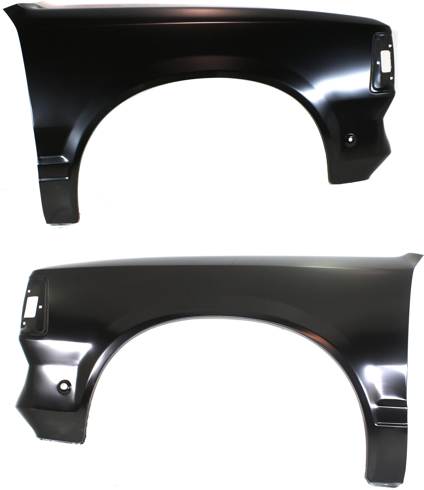 Крылья спереди, со стороны водителя и пассажира