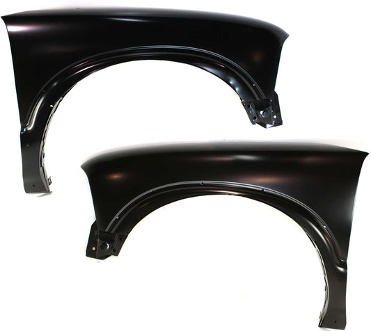 Front, Driver and Passenger Side Fenders, With fender flare holes, For Models With ZR2 Package (Wide Stance Suspension)