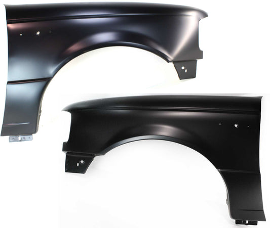Front, Driver and Passenger Side Fenders, With emblem provision
