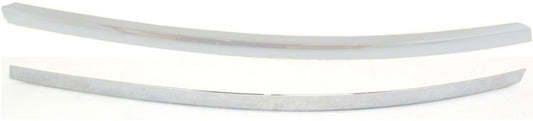 Front, Driver and Passenger Side Bumper Trims, Chrome