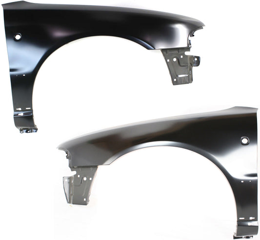 Front, Driver and Passenger Side Fenders, With turn signal light hole