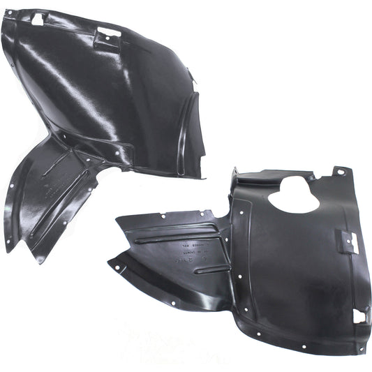 Front, Driver and Passenger Side, Front Section, Fender Liner