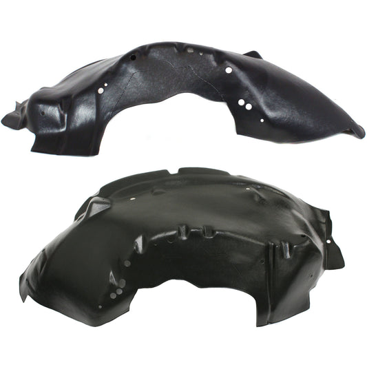 Front, Driver and Passenger Side, Outer Section, Fender Liner, 4WD