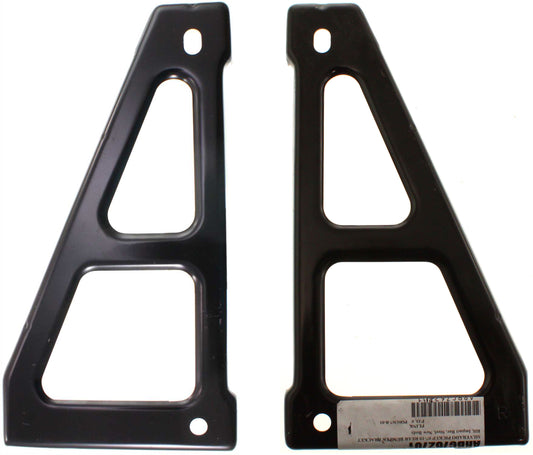 Rear, Driver and Passenger Side Bumper Brackets, Impact Bar
