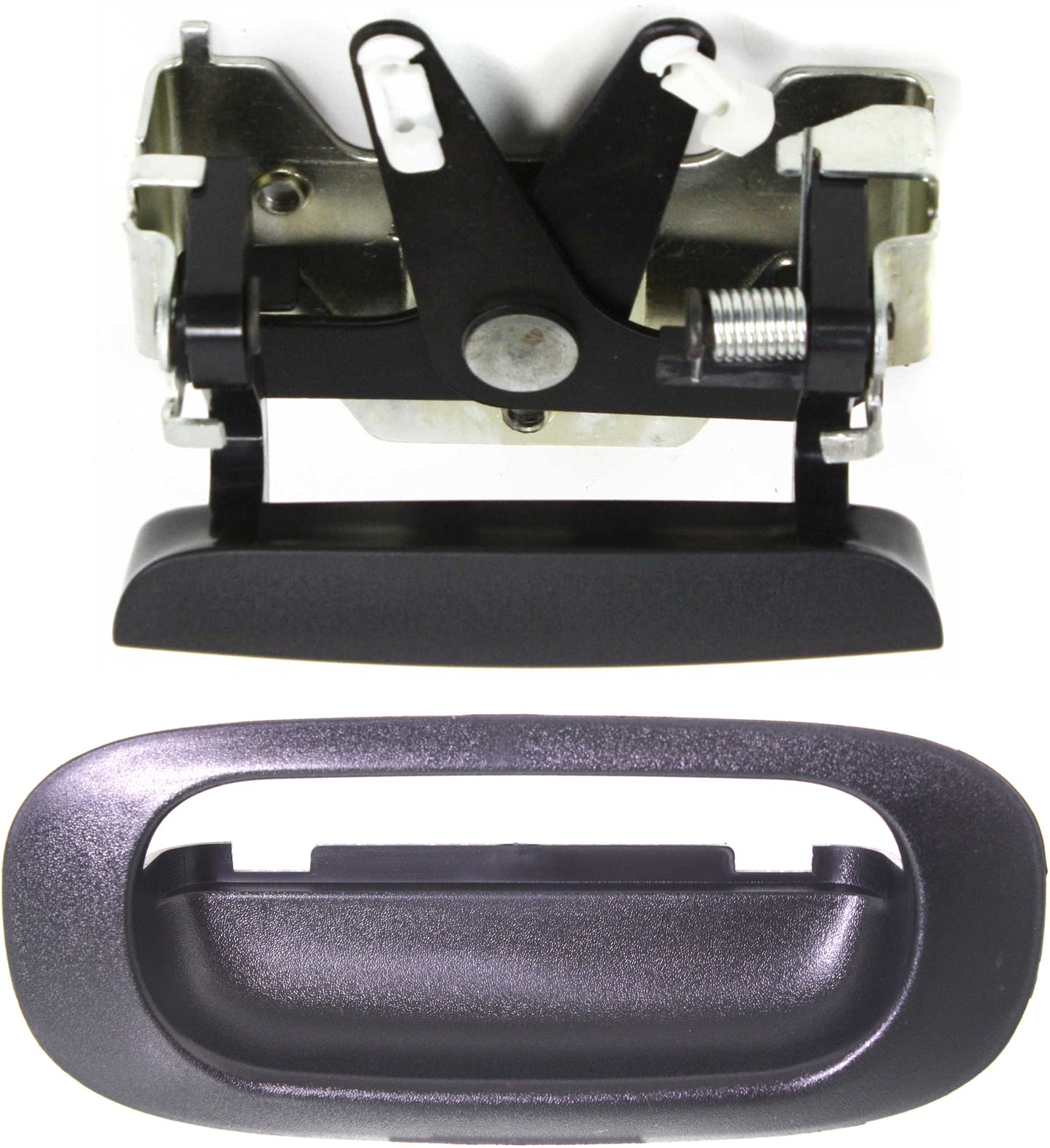 Tailgate Handle and Bezel, Textured Black Plastic Without Camera Hole Without Key Hole