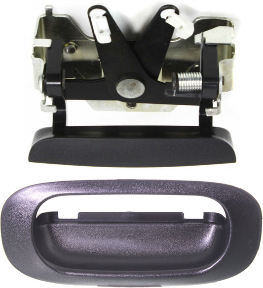 Tailgate Handle and Bezel, Textured Black Plastic Without Camera Hole Without Key Hole