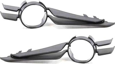 Front, Driver and Passenger Side Fog Light Trims, Primed, Base Model