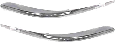 Front, Driver and Passenger Side Bumper Trims, Chrome