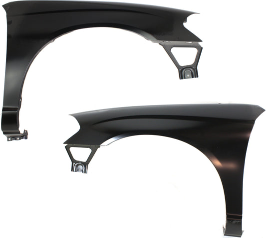 Front, Driver and Passenger Side Fenders, With mudguard provision