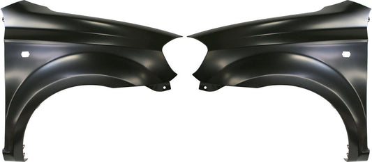 Front, Driver and Passenger Side Fenders, With turn signal light hole