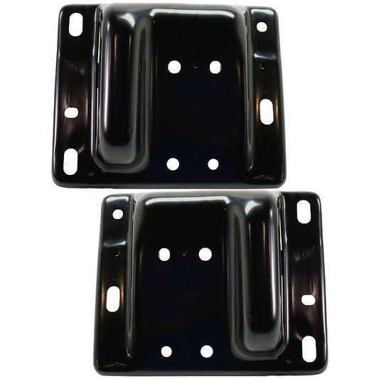 Front, Driver and Passenger Side Bumper Brackets, Without Tow Hook