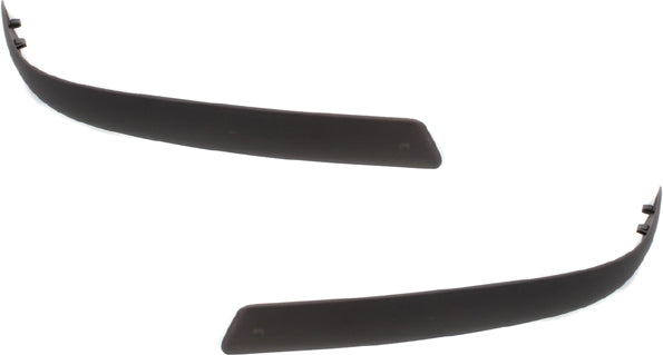 Front, Driver and Passenger Side Bumper Trim, Textured Black
