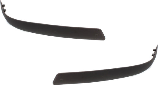 Front, Driver and Passenger Side Bumper Trim, Textured Black